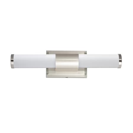 Maxim Lighting Optic 1-Light " Wide Satin Nickel Vanity Light 52114WTSN